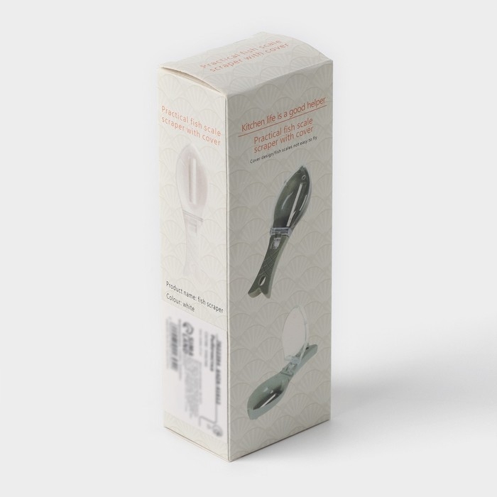 Рыбочистка Fishka, 15,5 см, цвет оливковый Рыбочистка Fishka, 15,5 см, цвет оливковый