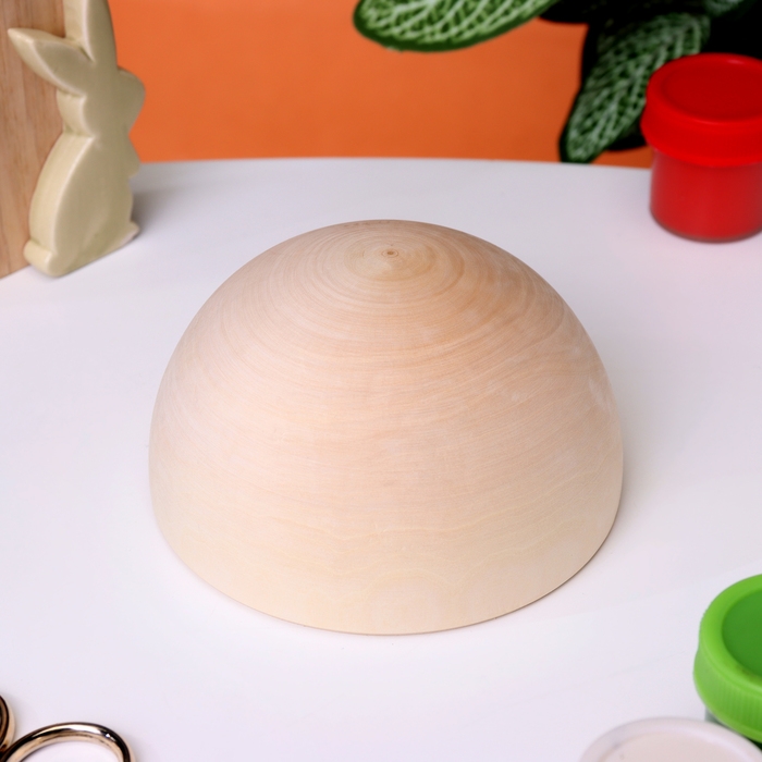 Заготовка для творчества Полусфера 100 мм Заготовка для творчества Полусфера 100 мм