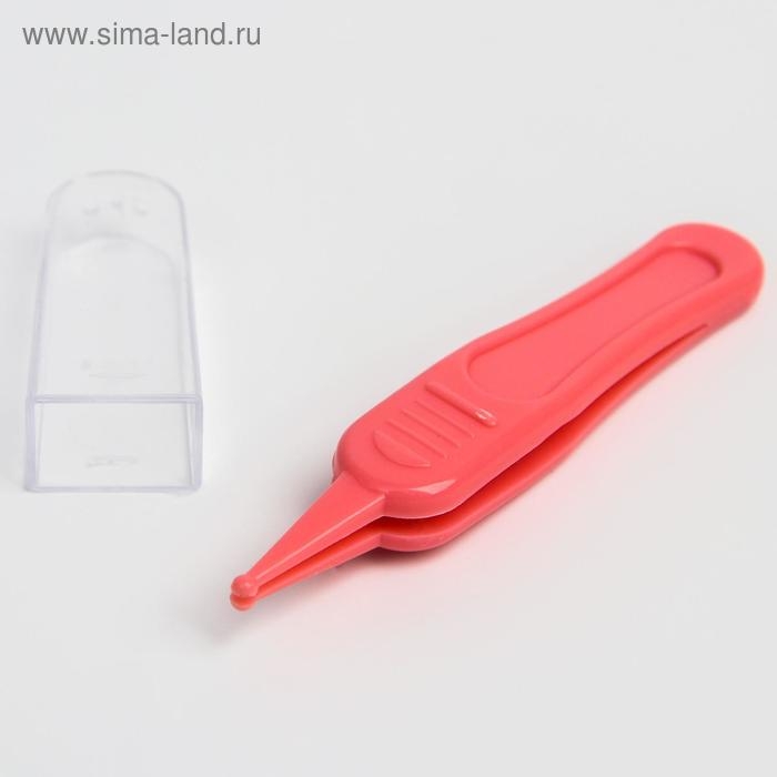 Пинцет для чистки носа, детский, с колпачком, цвет розовый Пинцет для чистки носа, детский, с колпачком, цвет розовый