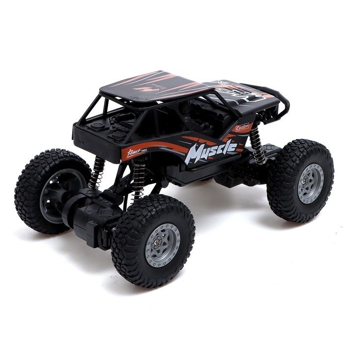 Джип радиоуправляемый «Краулер», 1:20, работает от аккумулятора, цвет оранжевый Джип радиоуправляемый «Краулер», 1:20, работает от аккумулятора, цвет оранжевый