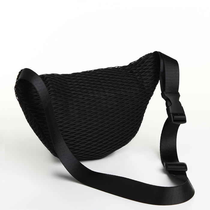 Поясная сумка на молнии, цвет чёрный Поясная сумка на молнии, цвет чёрный