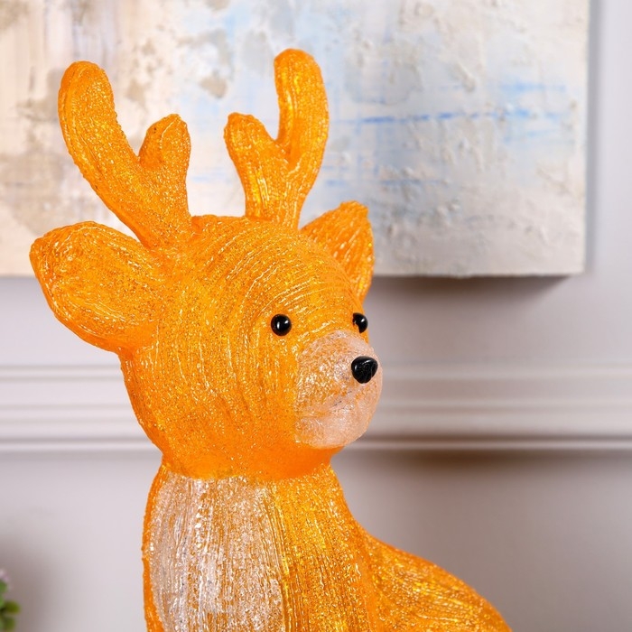 Светодиодная фигура «Оленёнок» 31 × 38 × 17 см, акрил, 50 LED, 220 В, свечение белое Светодиодная фигура «Оленёнок» 31 × 38 × 17 см, акрил, 50 LED, 220 В, свечение белое