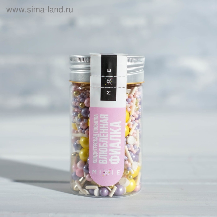 Посыпка кондитерская MIXIE «Влюблённая фиалка», 50 г Посыпка кондитерская MIXIE «Влюблённая фиалка», 50 г
