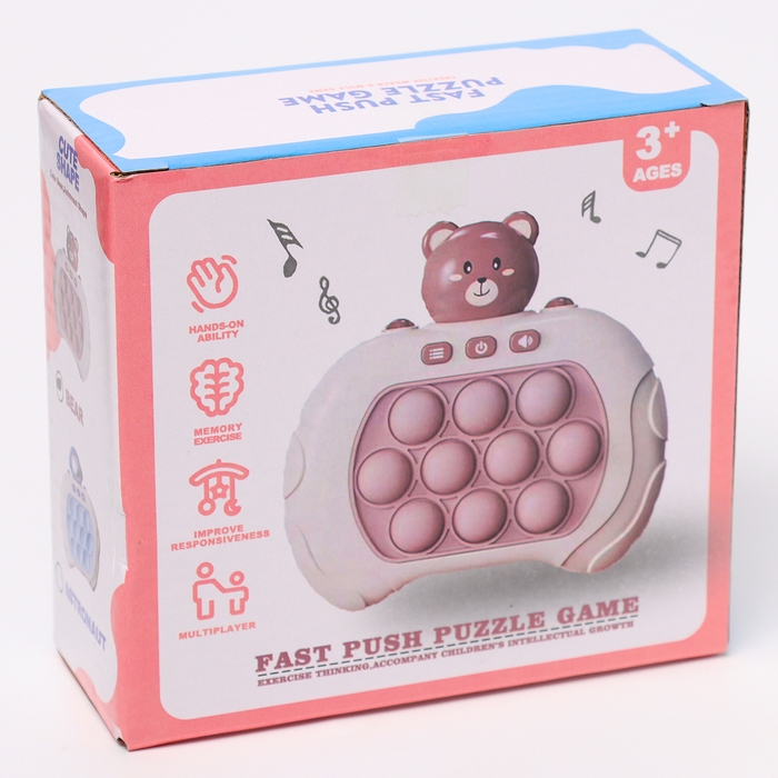 Развивающая игрушка «Мишка», свет, звук, виды МИКС Развивающая игрушка «Мишка», свет, звук, виды МИКС