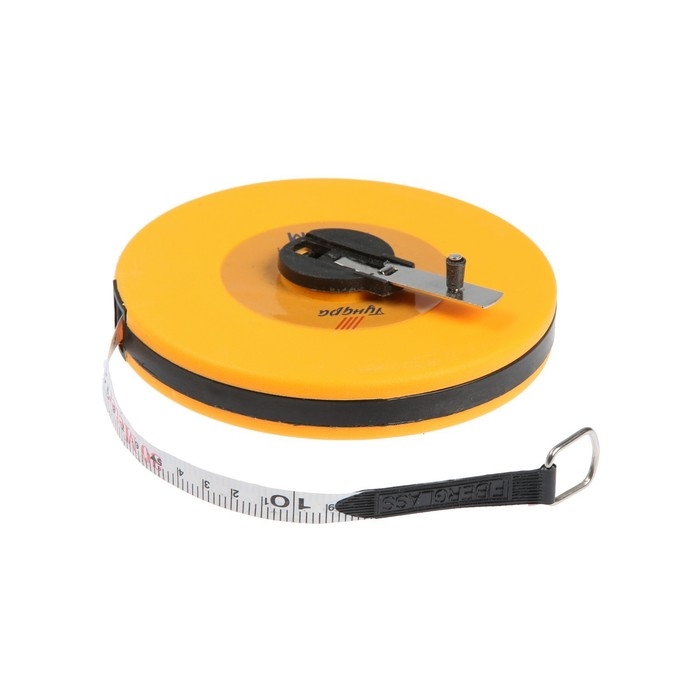 Рулетка геодезическая ТУНДРА, фиберглассовая лента, закрытый корпус, 30 м х 13 мм Рулетка геодезическая ТУНДРА, фиберглассовая лента, закрытый корпус, 30 м х 13 мм