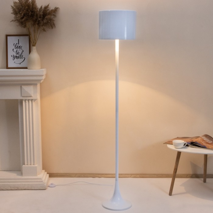 Торшер "Нордик" Е27 40Вт белый 25х30х160см