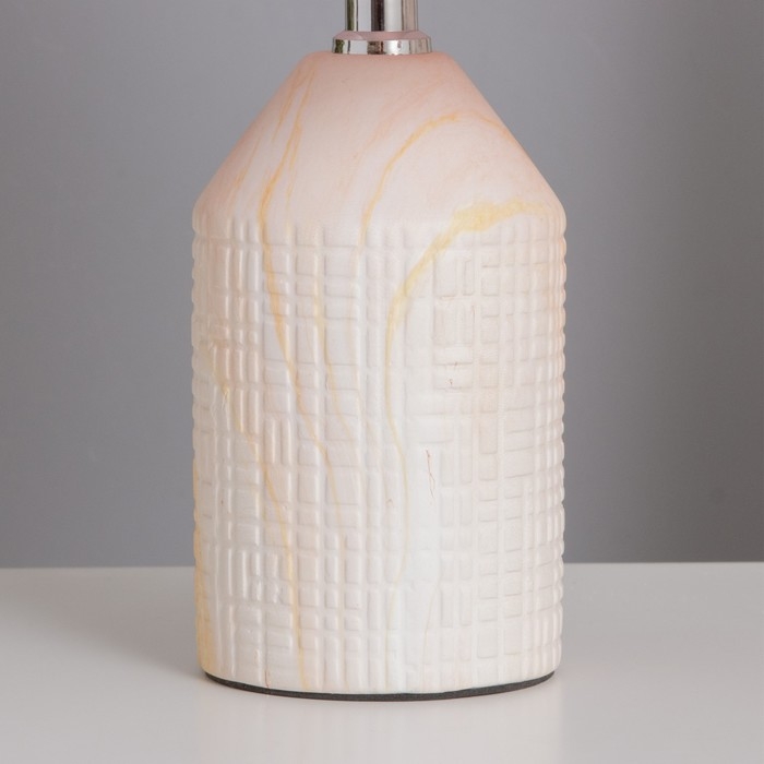 Лампа настольная Лампа настольная "Жизель" 1х40Вт Е14 розовый 20х20х32см