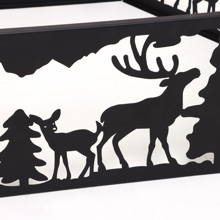 Кольцо для костра разборное "Лесное царство", 90 х 30 см, толщина металла 1,5 мм