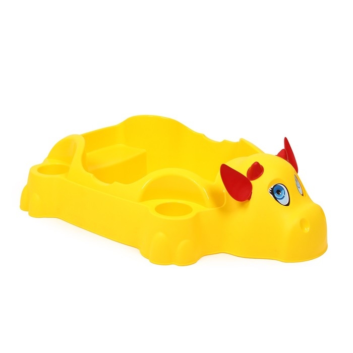 Песочница детская пластиковая, с крышкой, 116 × 83 × 30 см, «Коровка» Песочница детская пластиковая, с крышкой, 116 × 83 × 30 см, «Коровка»