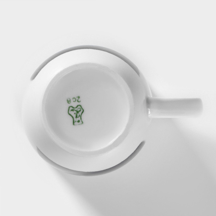 Кружка фарфоровая «Медведь», 300 мл, белая Кружка фарфоровая «Медведь», 300 мл, белая