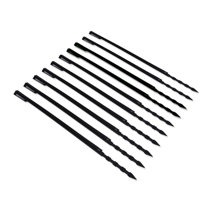Колышек, h = 40 см, набор 10 шт., чёрный, Greengo Колышек, h = 40 см, набор 10 шт., чёрный, Greengo