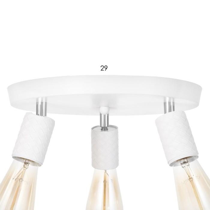 Спот Спот "Скин" 3хЕ27 40Вт белый 30х30х16см