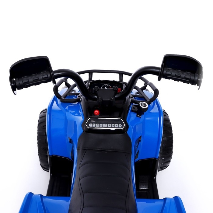 Электромобиль «Квадроцикл», EVA колёса, кожаное сидение, цвет синий Электромобиль «Квадроцикл», EVA колёса, кожаное сидение, цвет синий