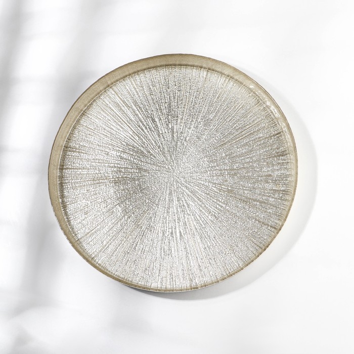 Блюдо «Кувшинка Нимфея», стеклянное, d=21 см Блюдо «Кувшинка Нимфея», стеклянное, d=21 см