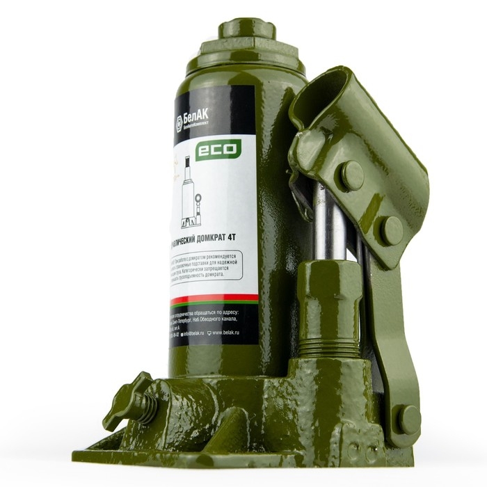 Домкрат гидравлический  Домкрат гидравлический "БелАК" ECO БАК.70013, подъем/подхват 308/158 мм, 4 т