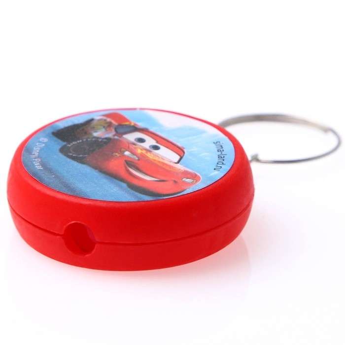 Проектор-брелок «Тачки», свет, цвет красный Проектор-брелок «Тачки», свет, цвет красный