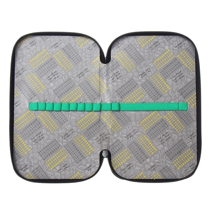 Пенал 2 секции, 125 х 205 х 40 мм, Calligrata 30П26/2  Пенал 2 секции, 125 х 205 х 40 мм, Calligrata 30П26/2 "Бульдог", ламинированный картон