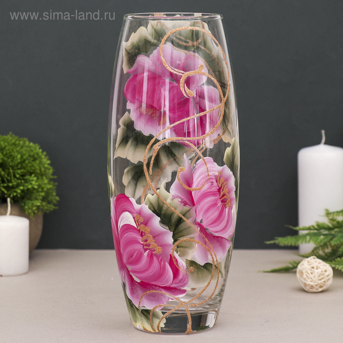 Ваза Ваза "Пышные цветы" 7,5х11х26 см
