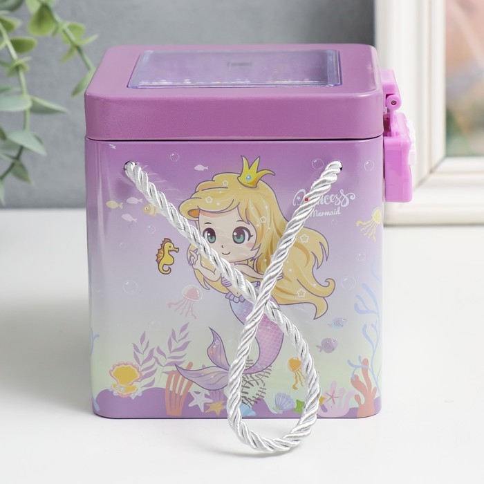 Копилка металл Копилка металл "Сказочные сюжеты. Квадрат" МИКС 12х11х12 см