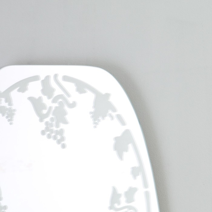 Зеркало «Волна», однослойное, настенное,  91×45 см