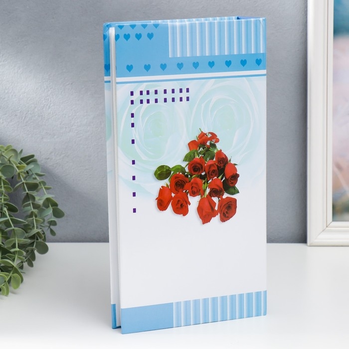 Фотоальбом на 300 фото 10х15 см Фотоальбом на 300 фото 10х15 см "Розы" МИКС