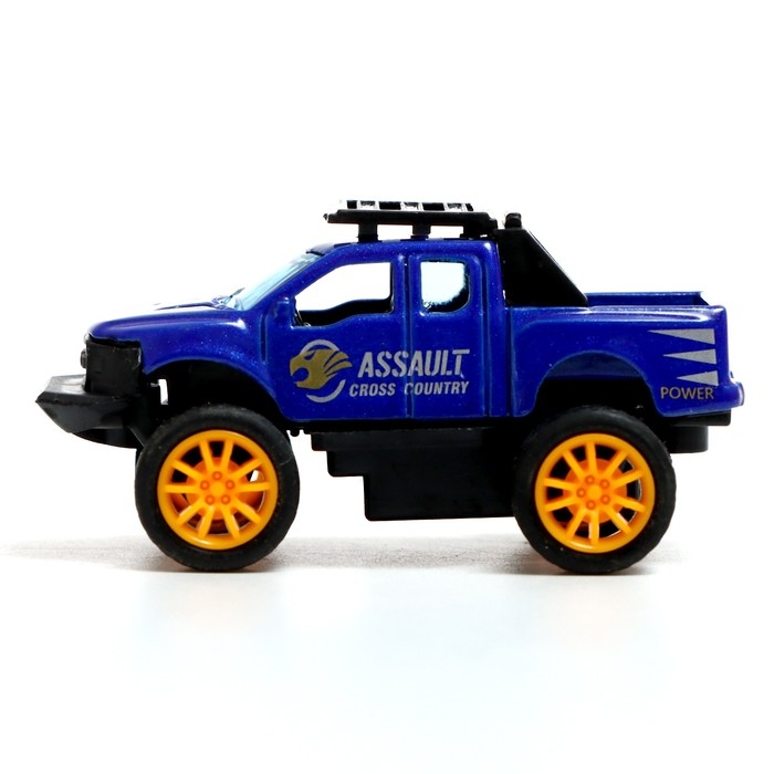 Машина металлическая «Крутые гонки. Пикап», инерция, 1:64, МИКС Машина металлическая «Крутые гонки. Пикап», инерция, 1:64, МИКС