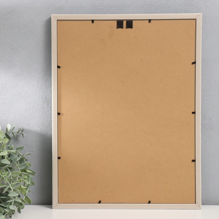 Фоторамка пластик 30х40 см Фоторамка пластик 30х40 см "Скандинавия" серо-голубая 42,5х32,5 см