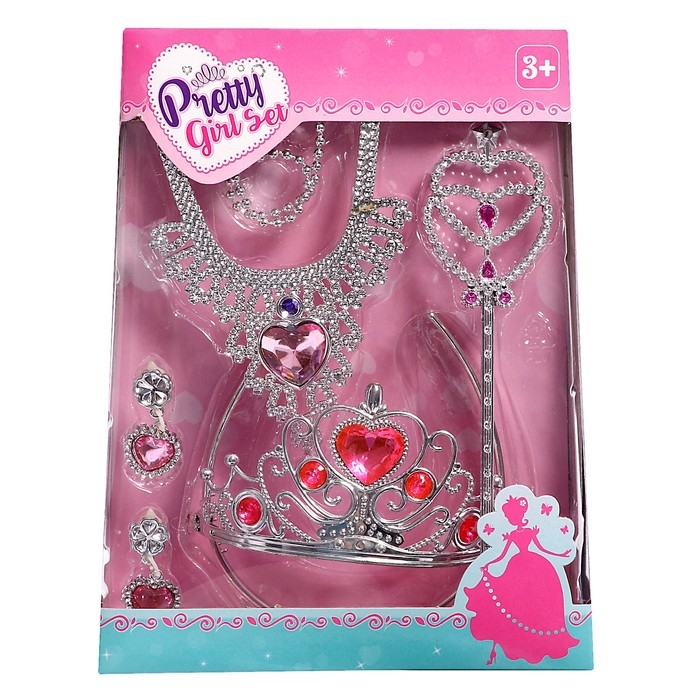 Набор украшений «Принцесса», 4 предмета Набор украшений «Принцесса», 4 предмета