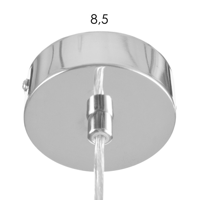 Светильник подвесной Светильник подвесной "Лофт" 1х25Вт Е27 белый/Хром 12х116х11