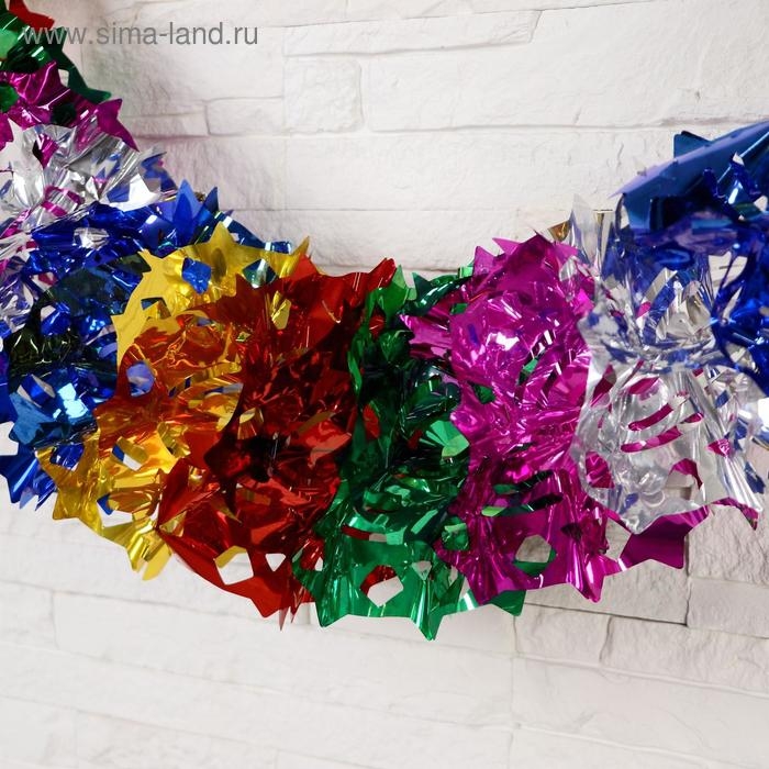 Растяжка  Растяжка "Пятиконечные звёзды по кругу" d-22 см 200 см