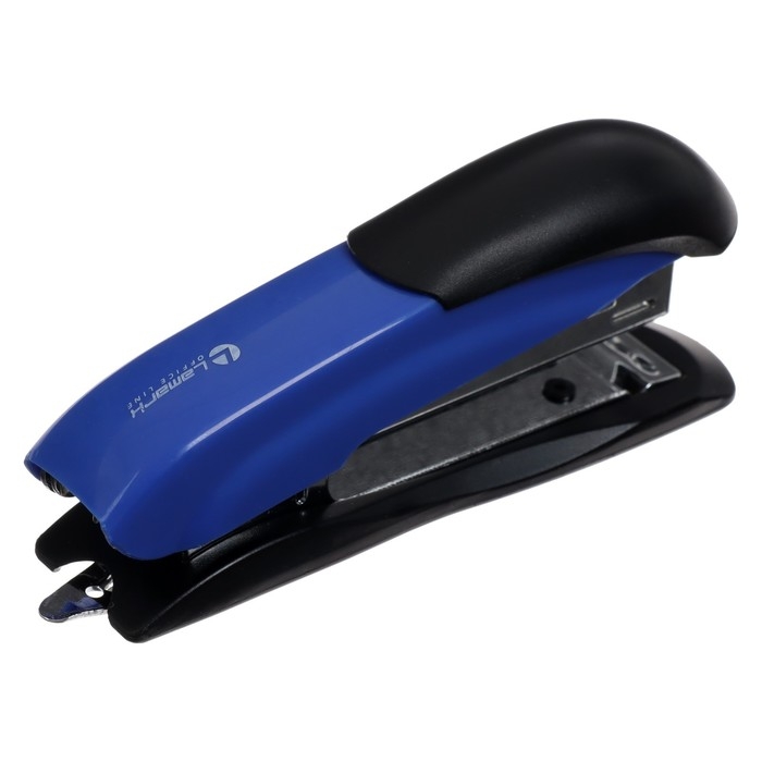 Степлер Lamark Ulrich №10, металлический корпус, встроенный антистеплер, индикатор скоб, до 12 листов, синий Степлер Lamark Ulrich №10, металлический корпус, встроенный антистеплер, индикатор скоб, до 12 листов, синий