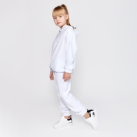 Комплект детский (худи, брюки) MINAKU: Casual Collection KIDS цвет белый, рост 104