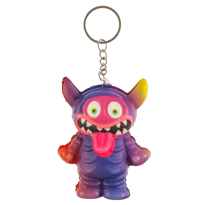 Мялка-сквиш «Монстрик», на брелоке, цвет МИКС Мялка-сквиш «Монстрик», на брелоке, цвет МИКС