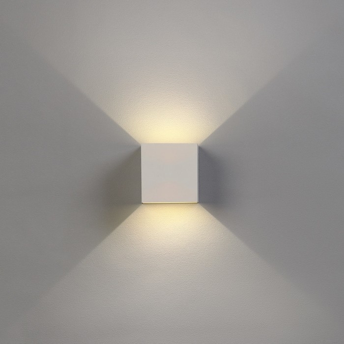 Светильник фасадный «Куб», FSD-062, 6 Вт, 4000К, регулир. луч, IP65, 220 В, пластик, белый 1008423 Светильник фасадный «Куб», FSD-062, 6 Вт, 4000К, регулир. луч, IP65, 220 В, пластик, белый 1008423