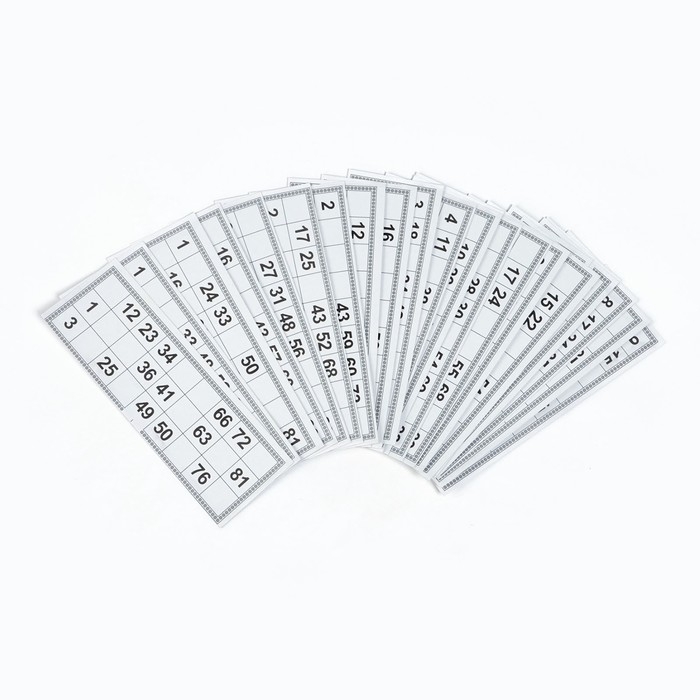 Лото Русское, карточки 22 х 8 см, набор 24 шт Лото Русское, карточки 22 х 8 см, набор 24 шт