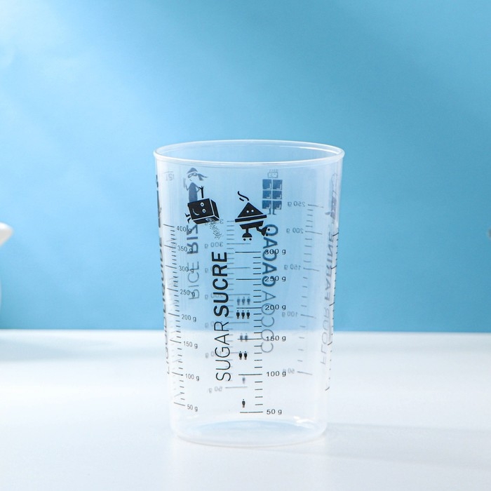 Стакан мерный «Весёлая кухня», 400 мл, цвет МИКС Стакан мерный «Весёлая кухня», 400 мл, цвет МИКС