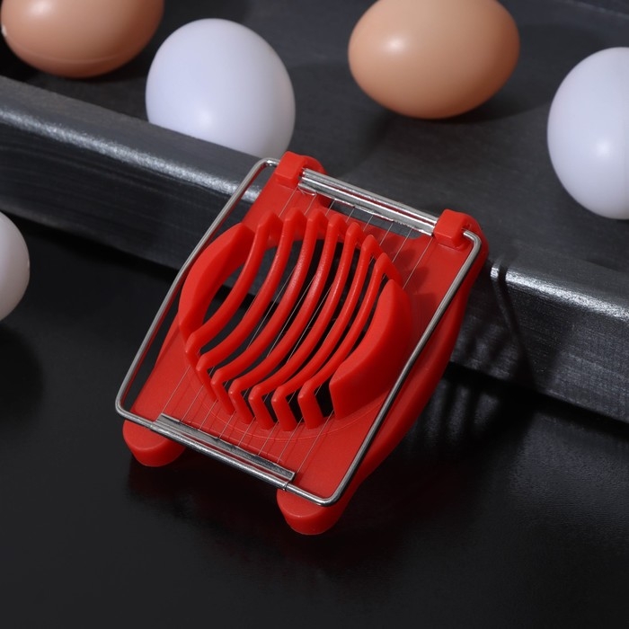 Яйцерезка Доляна «Универсал», 10×7 см, цвет МИКС Яйцерезка Доляна «Универсал», 10×7 см, цвет МИКС