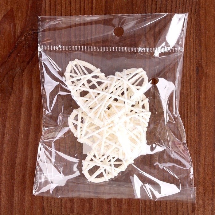 Декор для творчества из лозы «Сердце» набор 3 шт., размер 1 шт. — 6,5 × 6 см, цвет натуральный Декор для творчества из лозы «Сердце» набор 3 шт., размер 1 шт. — 6,5 × 6 см, цвет натуральный