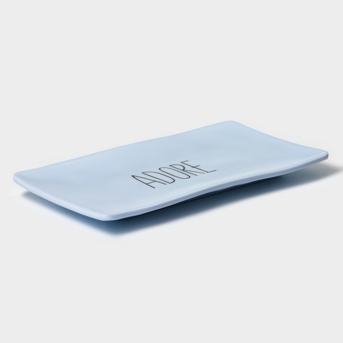 Блюдо «Белый Восток», 25,5×15×2 см, цвет белый Блюдо «Белый Восток», 25,5×15×2 см, цвет белый