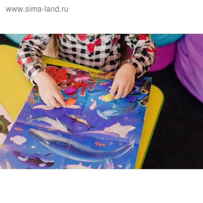 Активити книга с наклейками и растущими игрушками «Океан», 12 стр. Активити книга с наклейками и растущими игрушками «Океан», 12 стр.