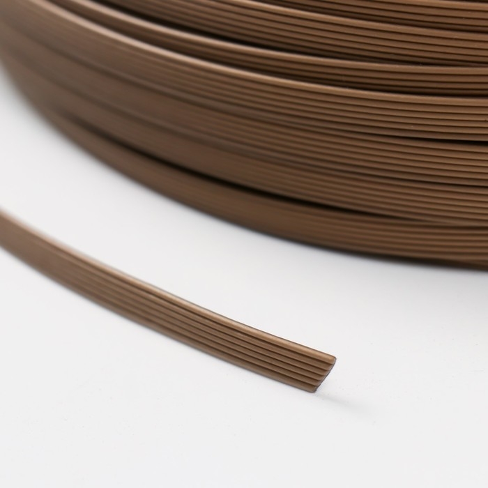 Ротанг искусственный 6 мм 100 м волна (бронза металлик) Ротанг искусственный 6 мм 100 м волна (бронза металлик)