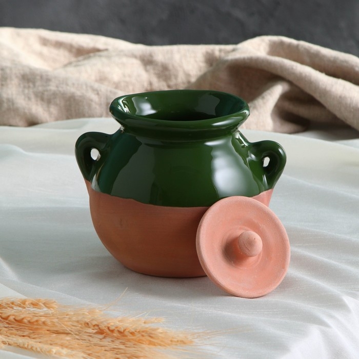 Горшочек для запекания керамический  Горшочек для запекания керамический "Дизи", 1 л, 1 сорт, Иран