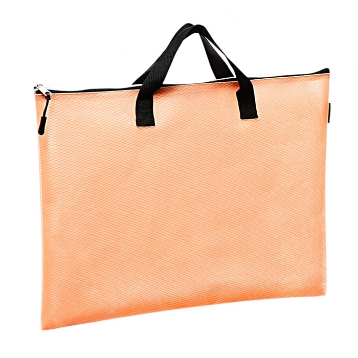 Папка для чертежей и рисунков A3, 420 х 330 х 20 мм, ПВХ, молния сверху, deVENTE Armour, оранжевая Папка для чертежей и рисунков A3, 420 х 330 х 20 мм, ПВХ, молния сверху, deVENTE Armour, оранжевая