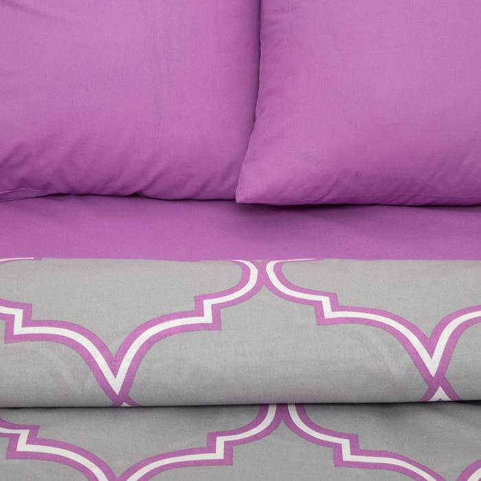 Постельное бельё Постельное бельё "Этель" евро Утро в Марокко 200х217 см, 240*220 см, 70х70 см - 2 шт., поплин 125 г/м²