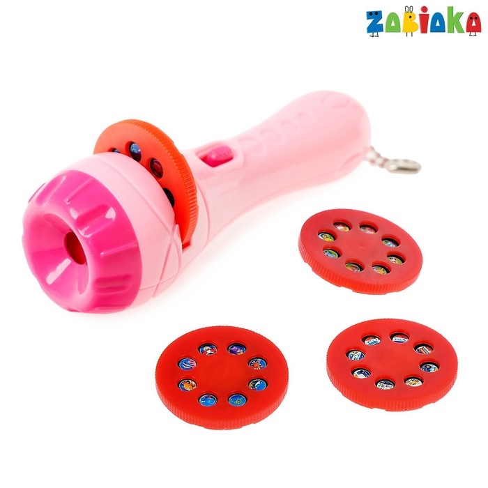 Проектор-фонарик «Весёлый проектор», 4 слайда , 32 картинки, МИКС Проектор-фонарик «Весёлый проектор», 4 слайда , 32 картинки, МИКС