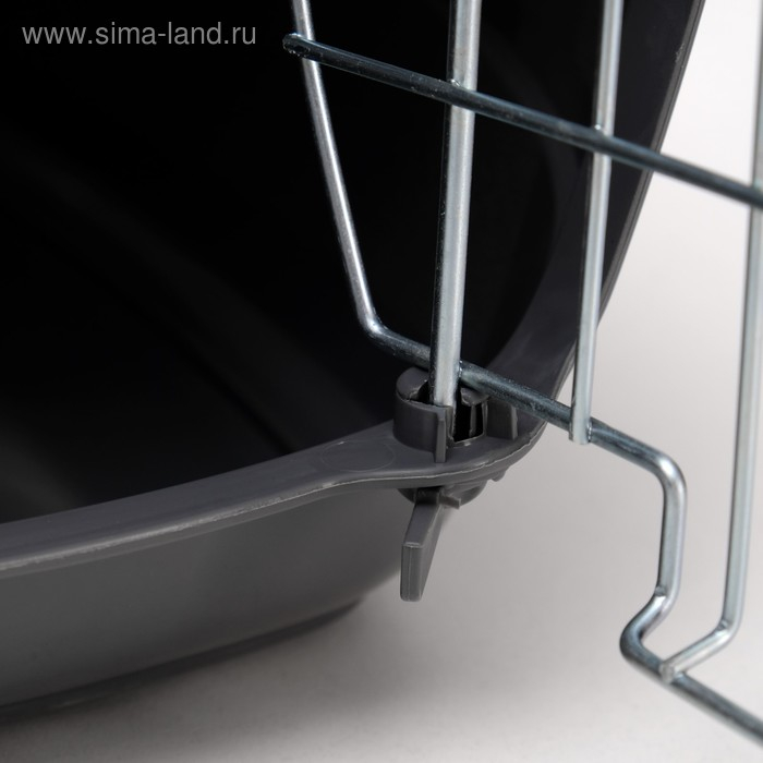 Переноска для животных до 12 кг  Переноска для животных до 12 кг "Пижон" 49х33х32см, металлическая дверь, серая