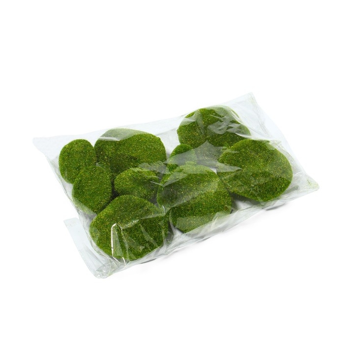 Мох искусственный «Камни», набор 8 шт., Greengo Мох искусственный «Камни», набор 8 шт., Greengo