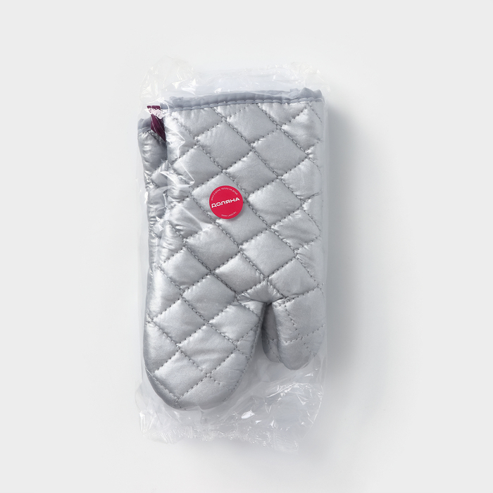 Набор прихваток «Профи», 2 шт, 30×16×2 см, цвет серый Набор прихваток «Профи», 2 шт, 30×16×2 см, цвет серый