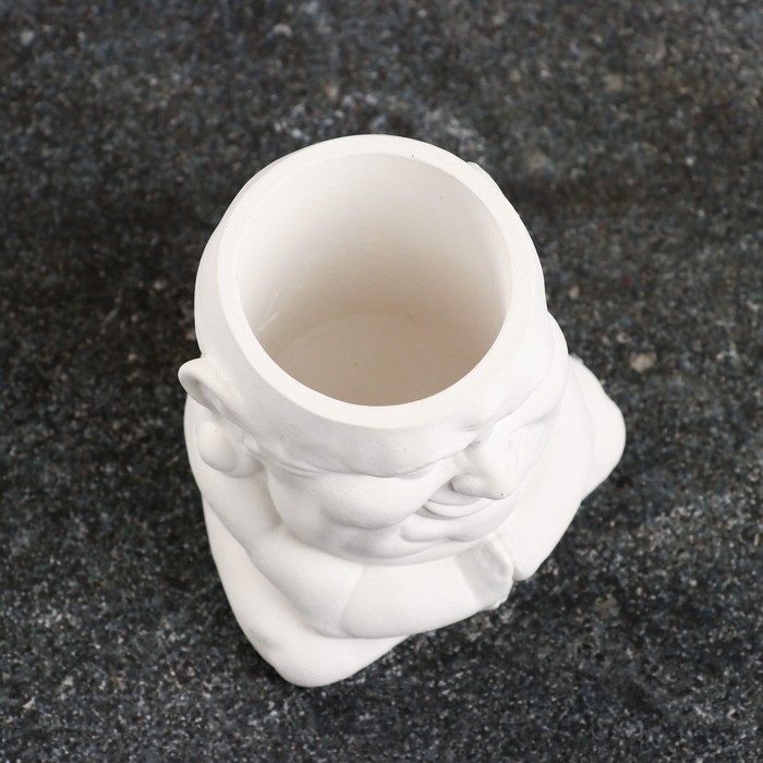 Фигурное кашпо  Фигурное кашпо "Будда" 8х8х7см