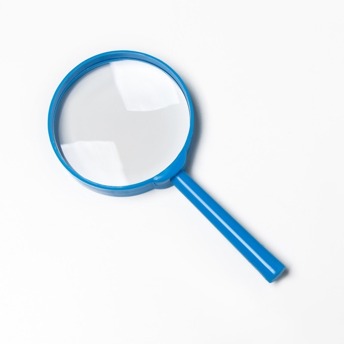 Лупа классическая, линза 60мм, пластик Лупа классическая, линза 60мм, пластик